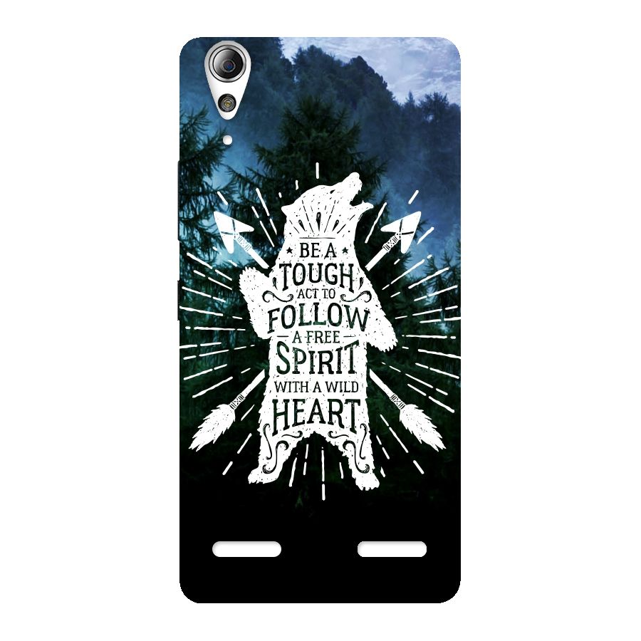 Follow Spirit Heart Back Case for Lenovo A6000 Plus
