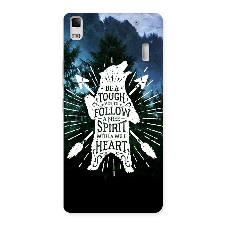 Follow Spirit Heart Back Case for Lenovo K3 Note