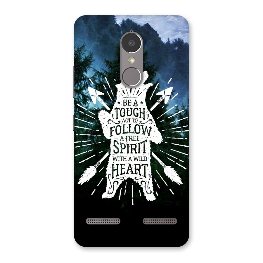 Follow Spirit Heart Back Case for Lenovo K6
