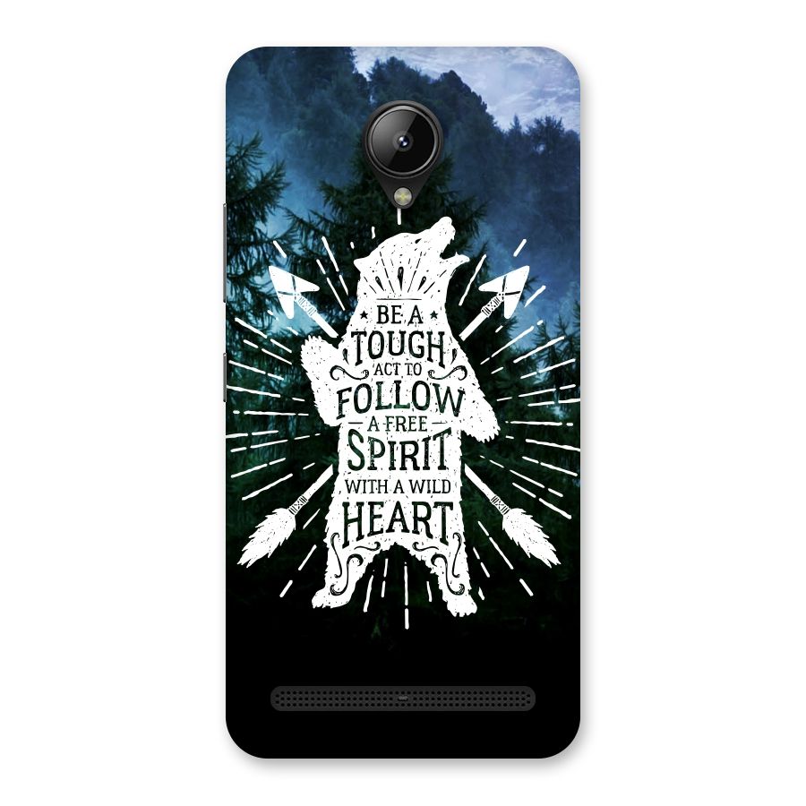 Follow Spirit Heart Back Case for Lenovo C2