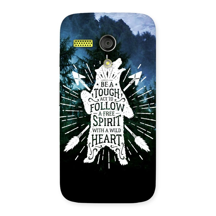 Follow Spirit Heart Back Case for Moto G