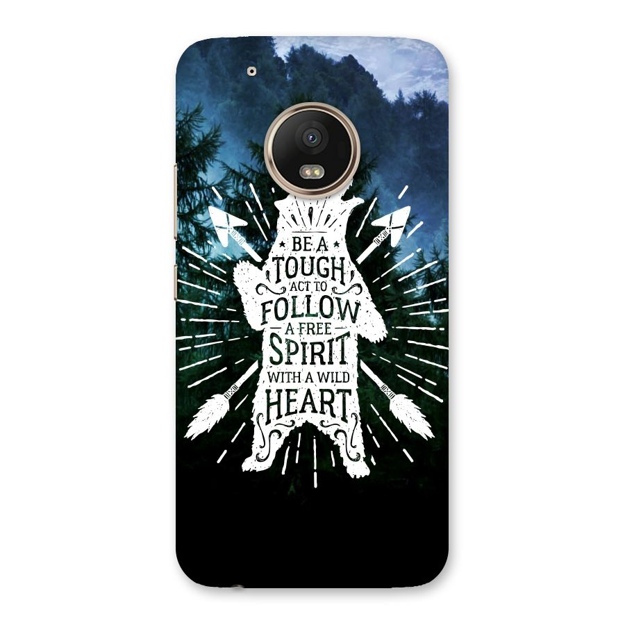 Follow Spirit Heart Back Case for Moto G5 Plus
