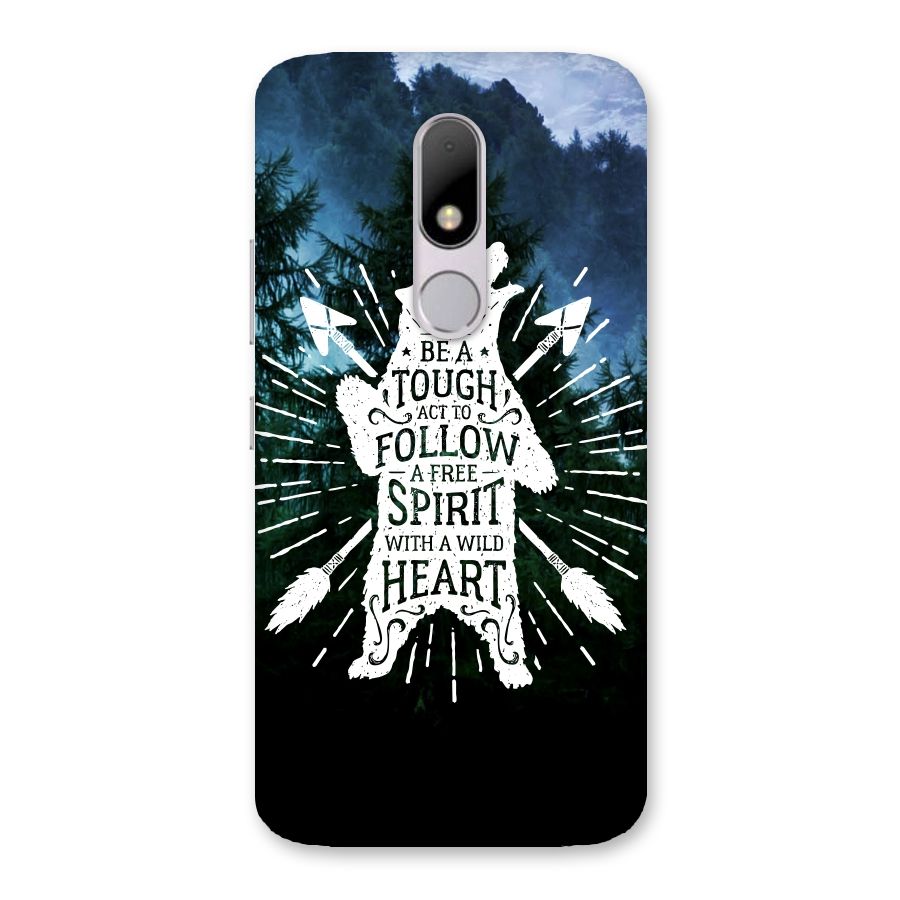 Follow Spirit Heart Back Case for Moto M