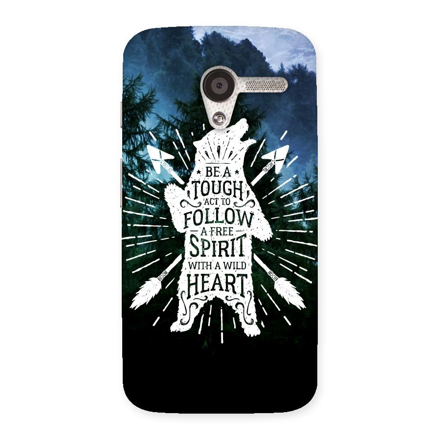 Follow Spirit Heart Back Case for Moto X