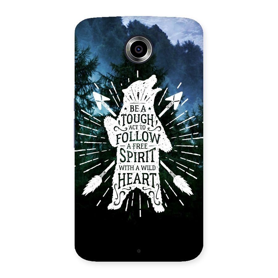 Follow Spirit Heart Back Case for Nexsus 6