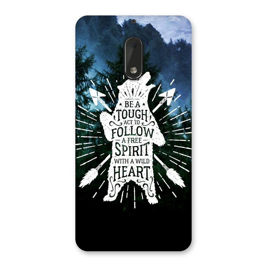 Follow Spirit Heart Back Case for Nokia 6