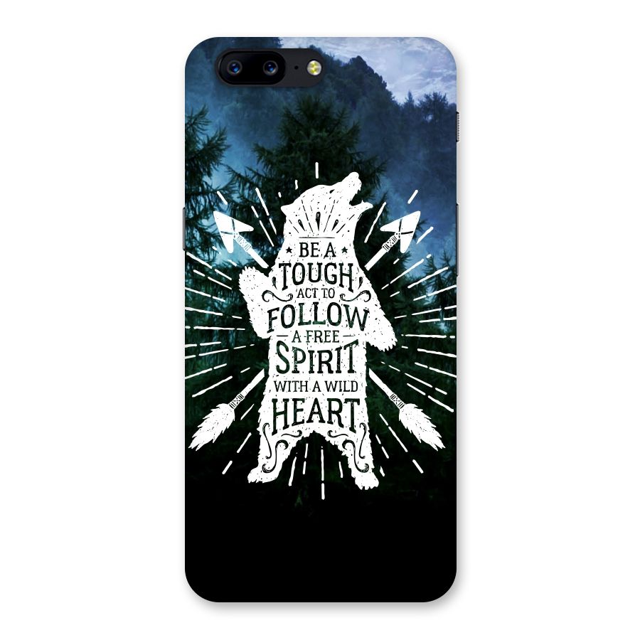 Follow Spirit Heart Back Case for OnePlus 5