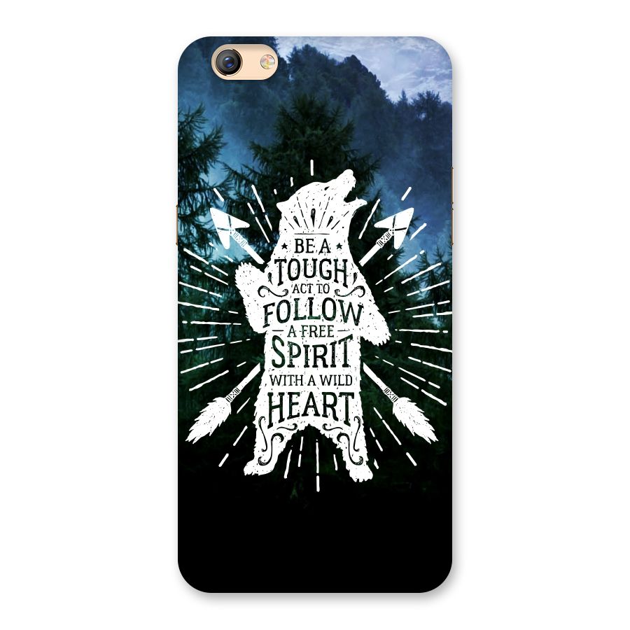 Follow Spirit Heart Back Case for Oppo F3 Plus
