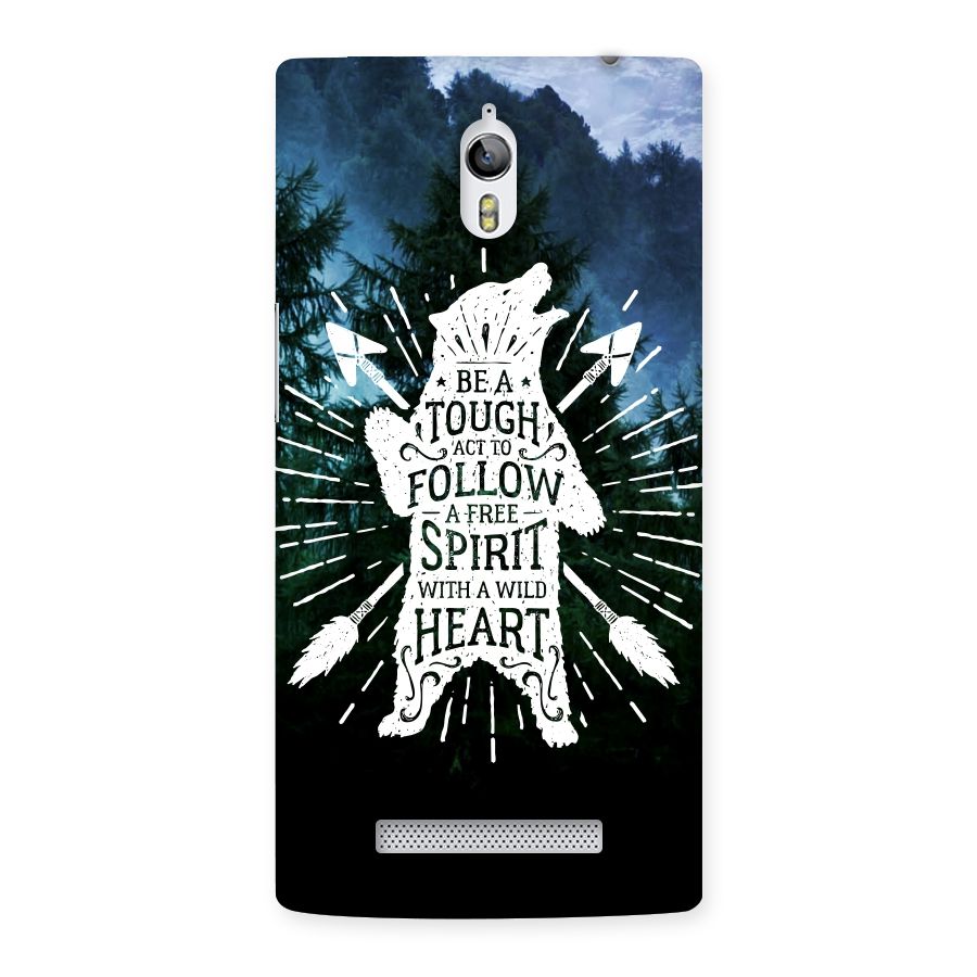 Follow Spirit Heart Back Case for Oppo Find 7