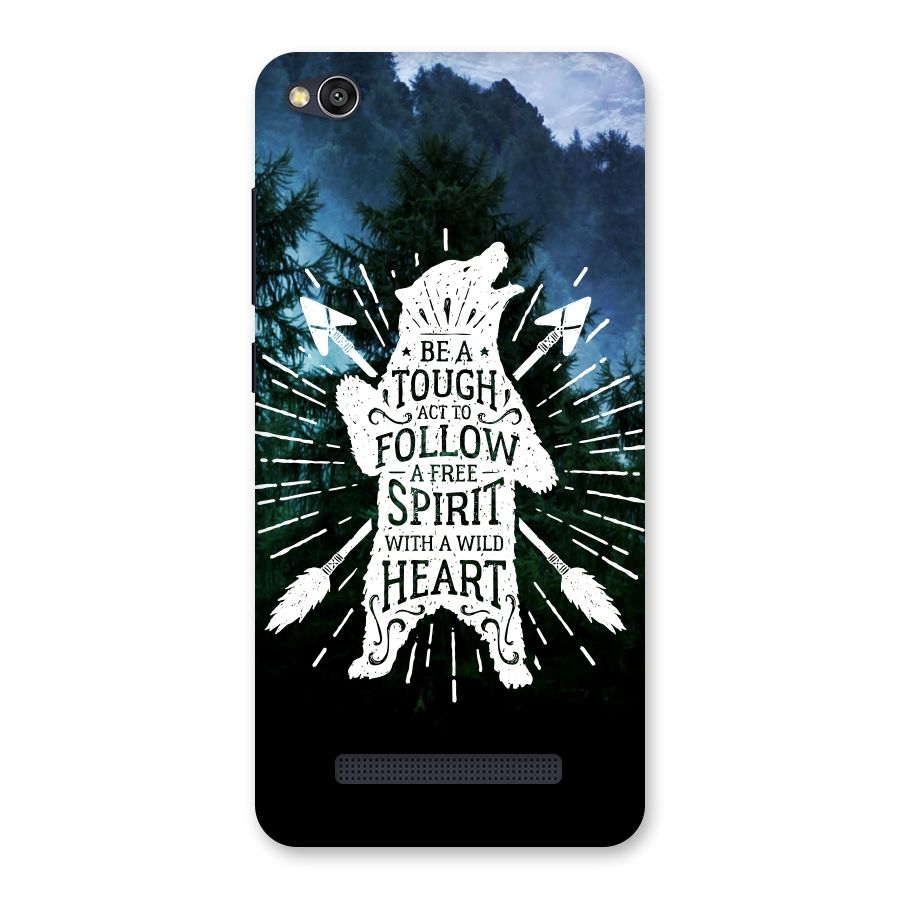 Follow Spirit Heart Back Case for Redmi 4A