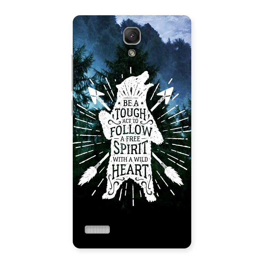 Follow Spirit Heart Back Case for Redmi Note