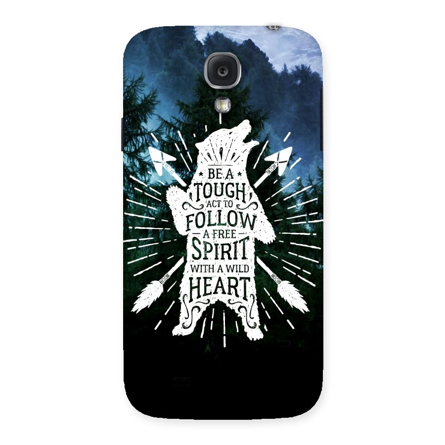 Follow Spirit Heart Back Case for Samsung Galaxy S4