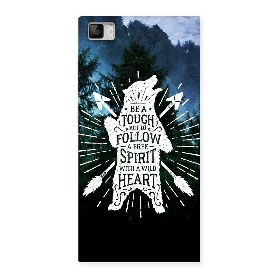 Follow Spirit Heart Back Case for Xiaomi Mi3