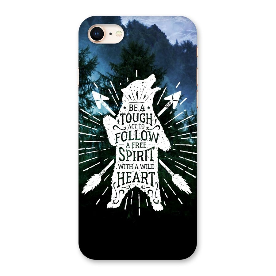 Follow Spirit Heart Back Case for iPhone 8