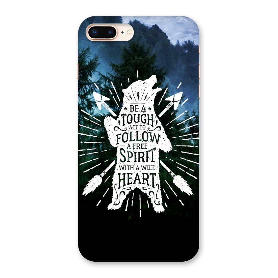 Follow Spirit Heart Back Case for iPhone 8 Plus