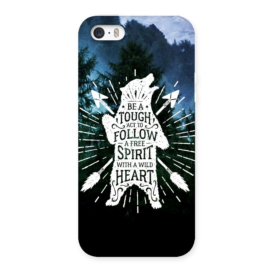 Follow Spirit Heart Back Case for iPhone SE