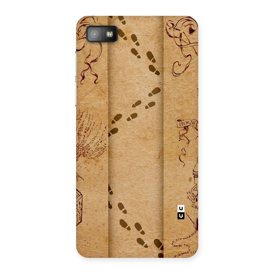 Footsteps Back Case for Blackberry Z10