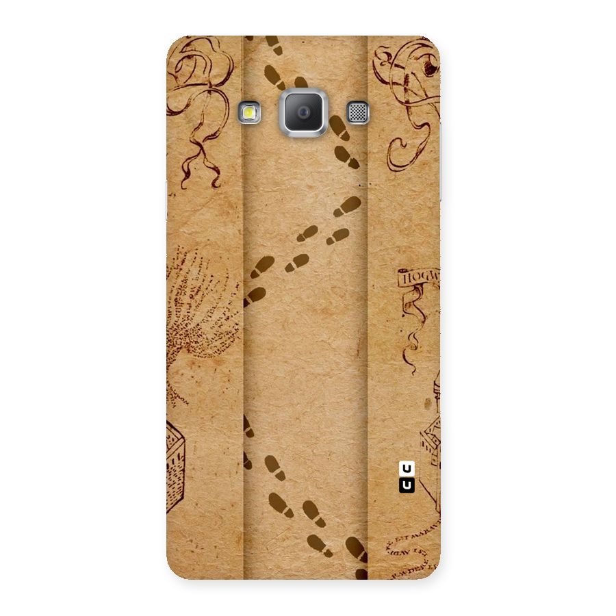 Footsteps Back Case for Galaxy A7