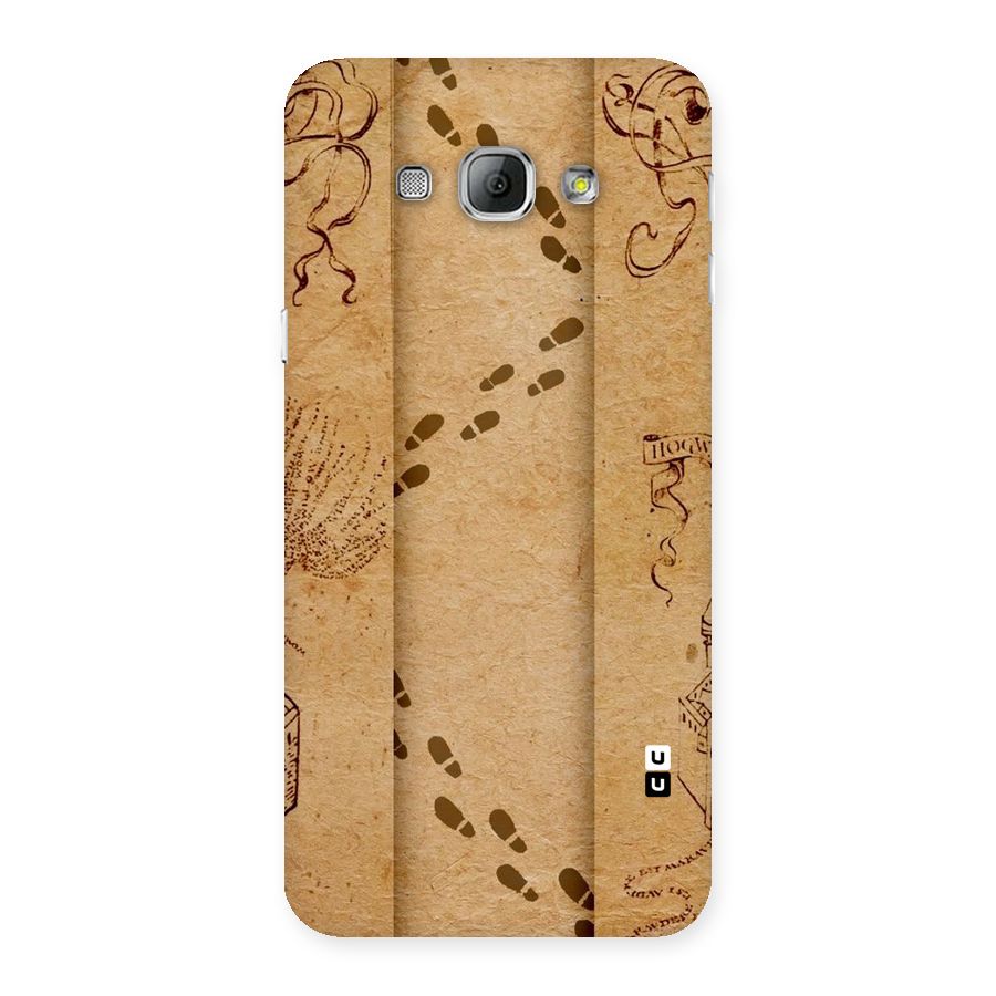 Footsteps Back Case for Galaxy A8