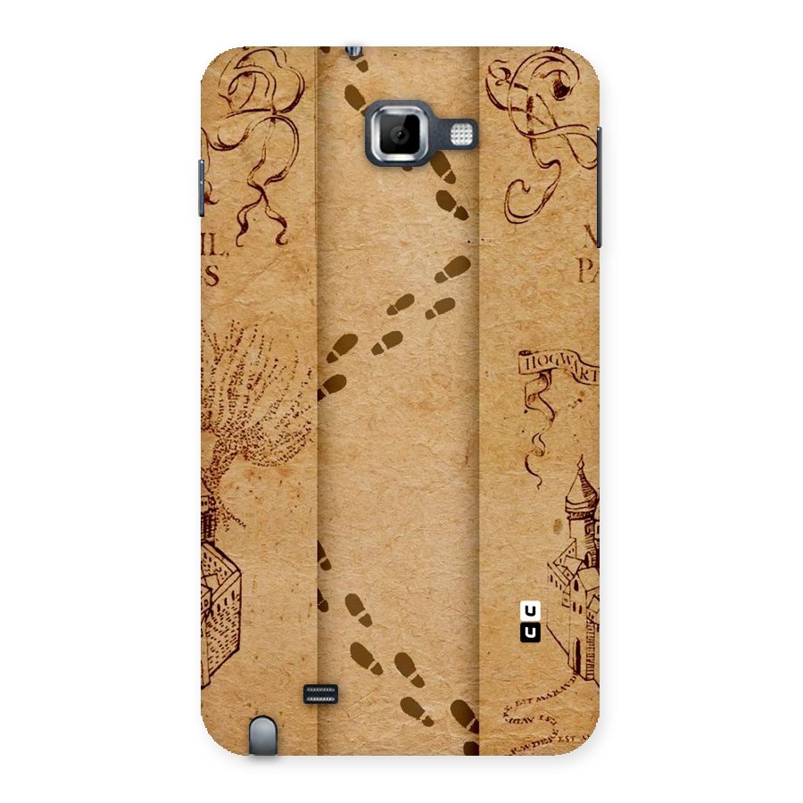 Footsteps Back Case for Galaxy Note