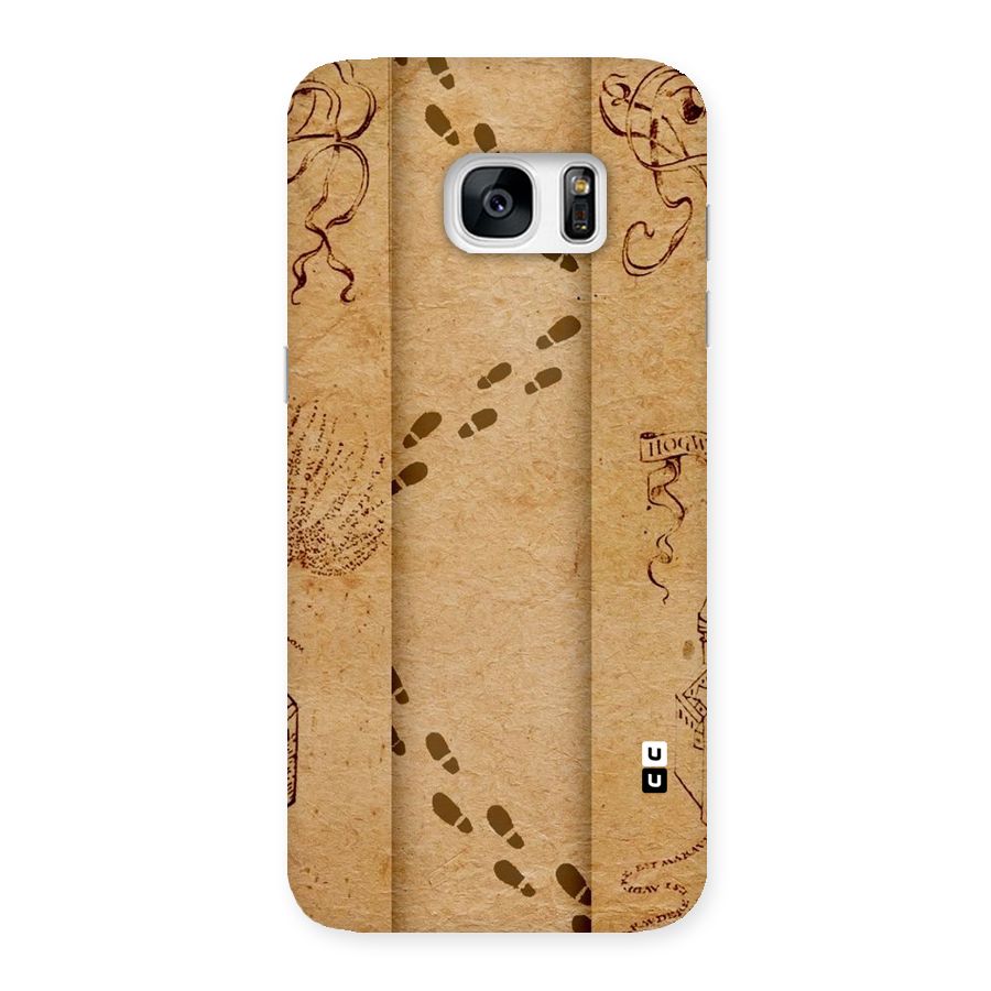 Footsteps Back Case for Galaxy S7 Edge