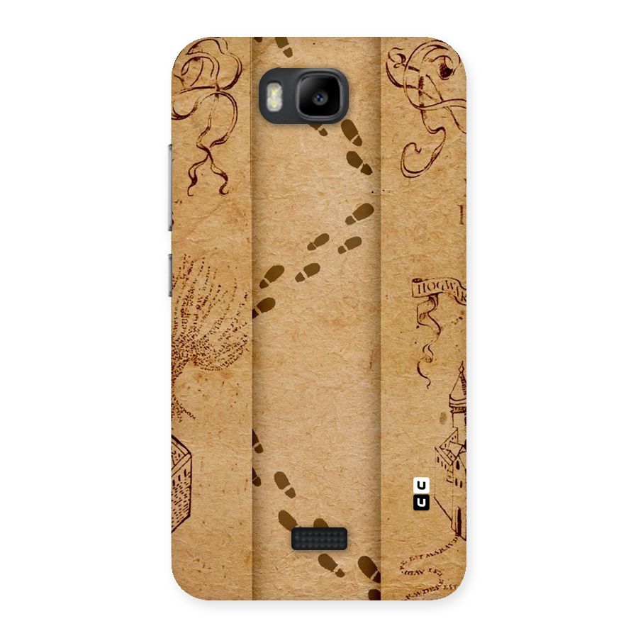 Footsteps Back Case for Honor Bee