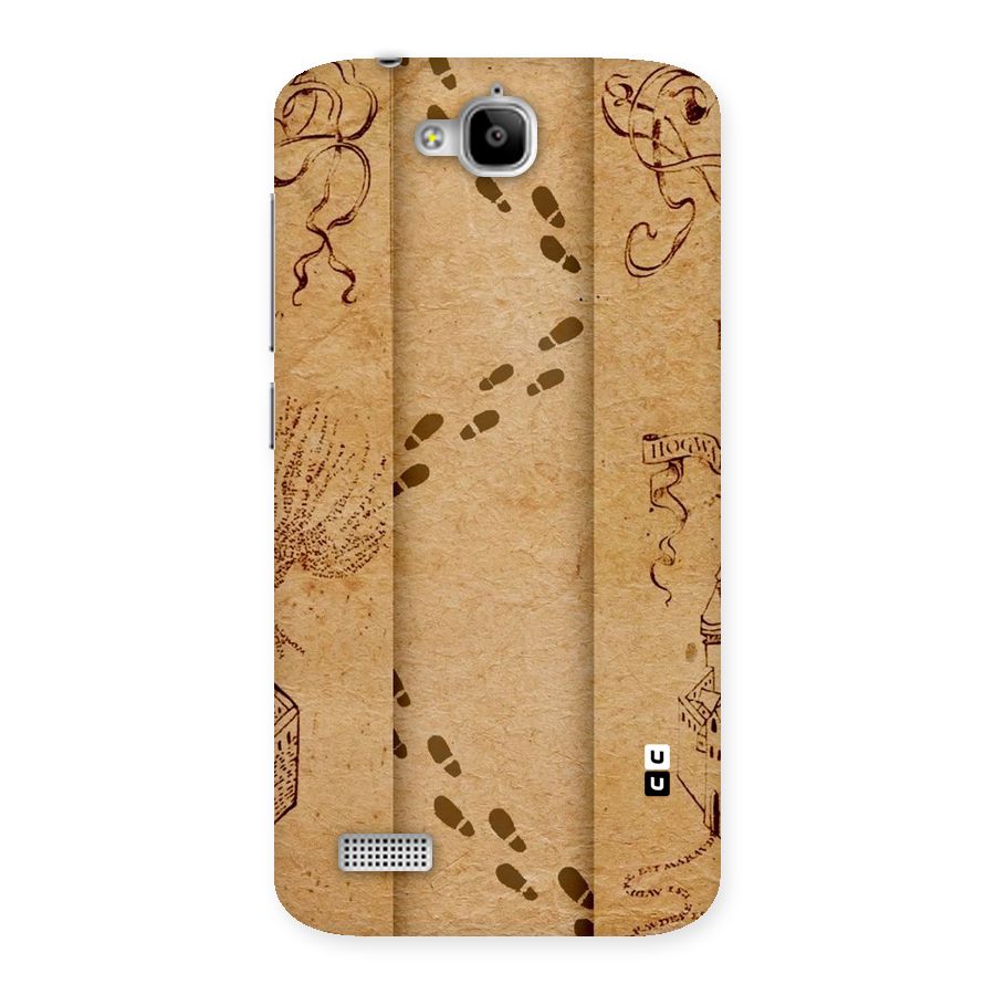 Footsteps Back Case for Honor Holly