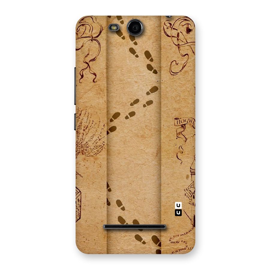 Footsteps Back Case for Micromax Canvas Juice 3 Q392