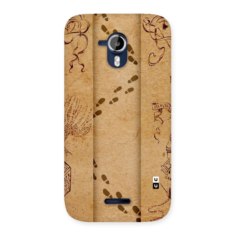 Footsteps Back Case for Micromax Canvas Magnus A117