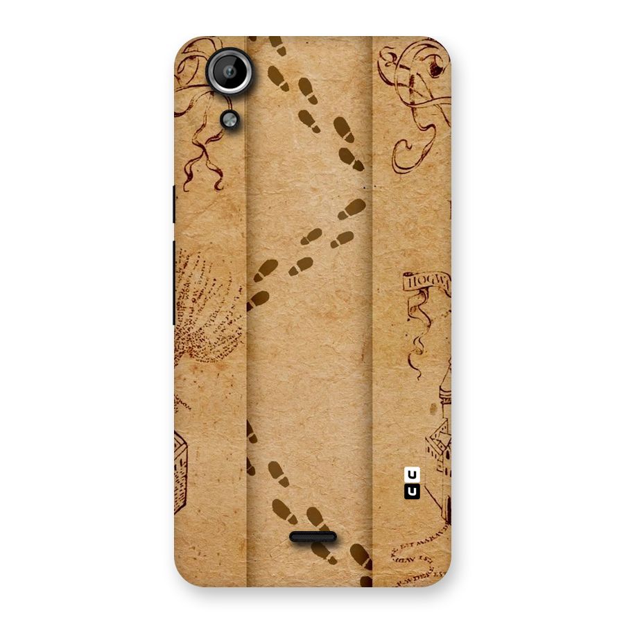 Footsteps Back Case for Micromax Canvas Selfie Lens Q345