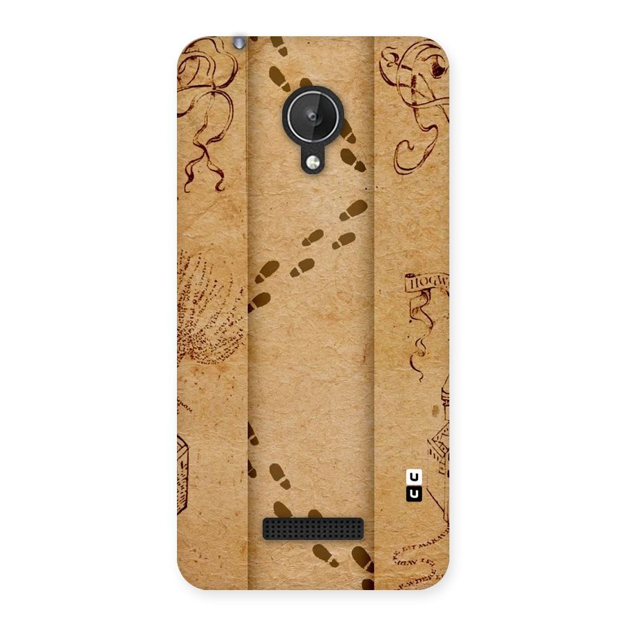 Footsteps Back Case for Micromax Canvas Spark Q380