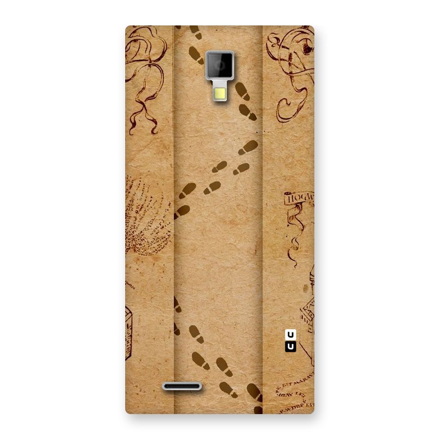 Footsteps Back Case for Micromax Canvas Xpress A99
