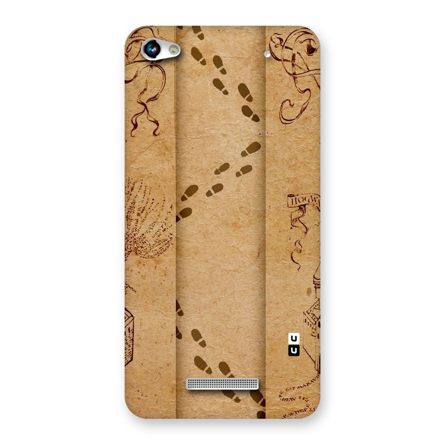 Footsteps Back Case for Micromax Hue 2