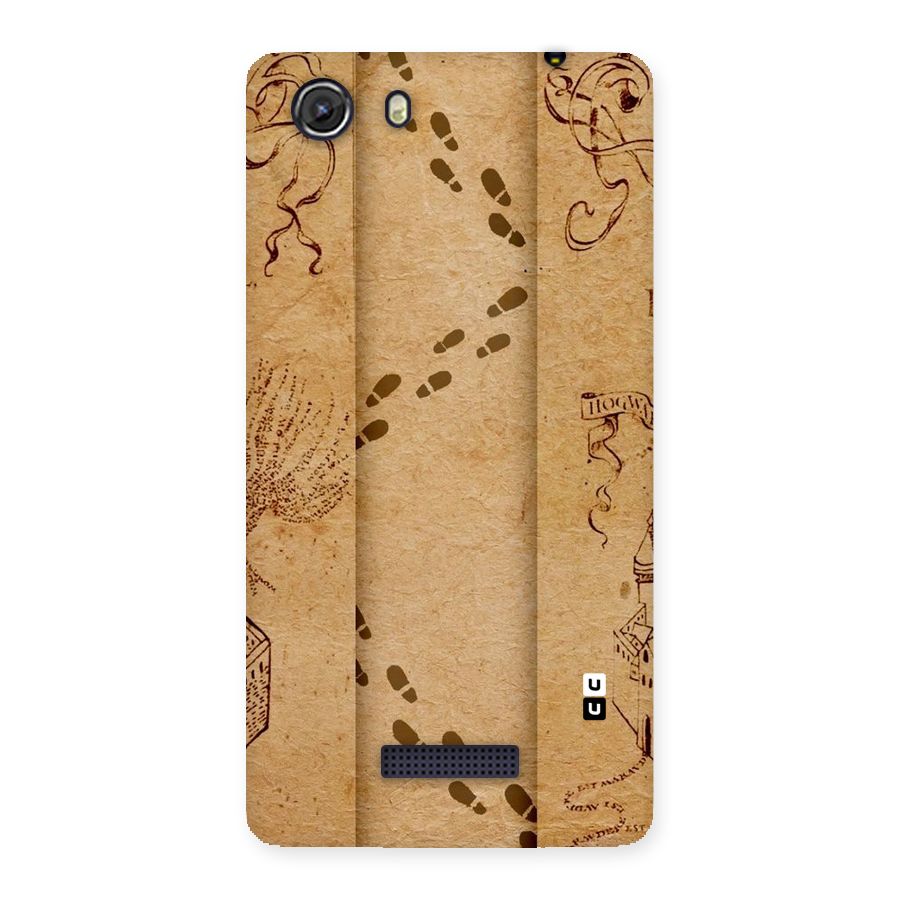 Footsteps Back Case for Micromax Unite 3