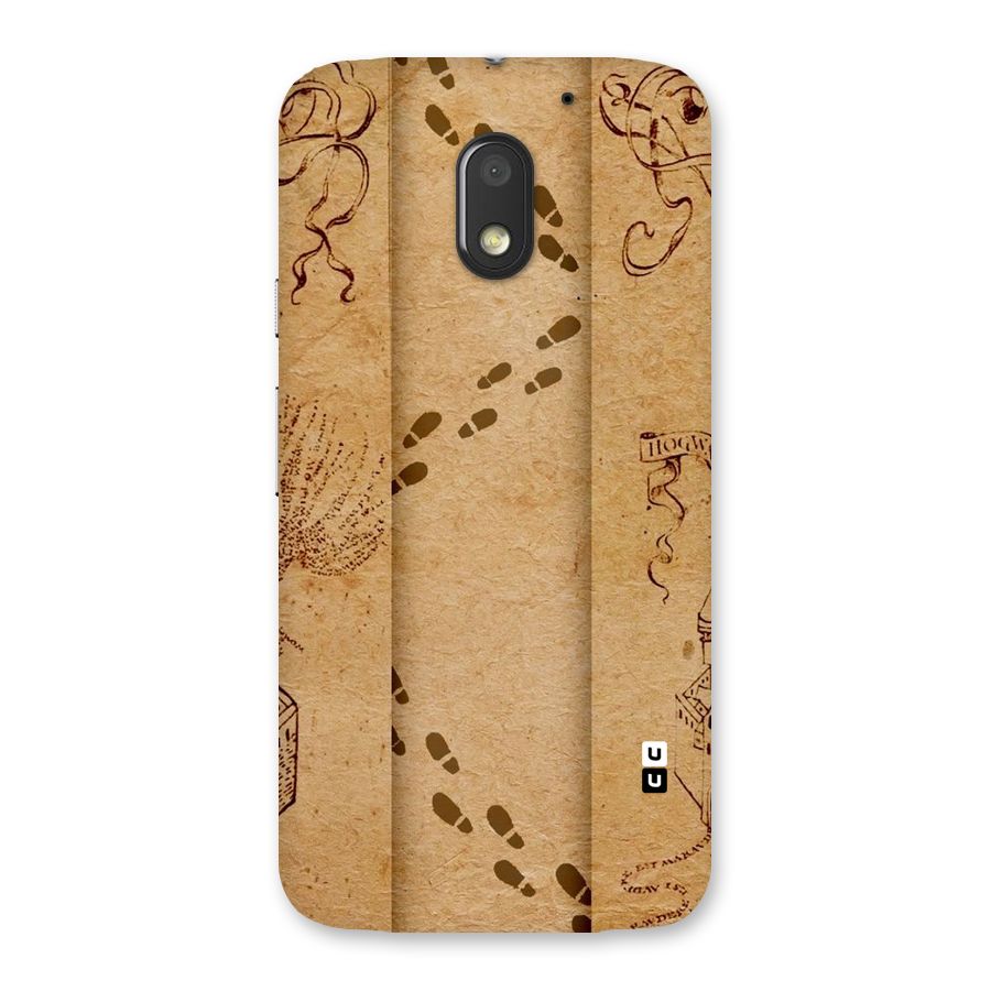 Footsteps Back Case for Moto E3 Power