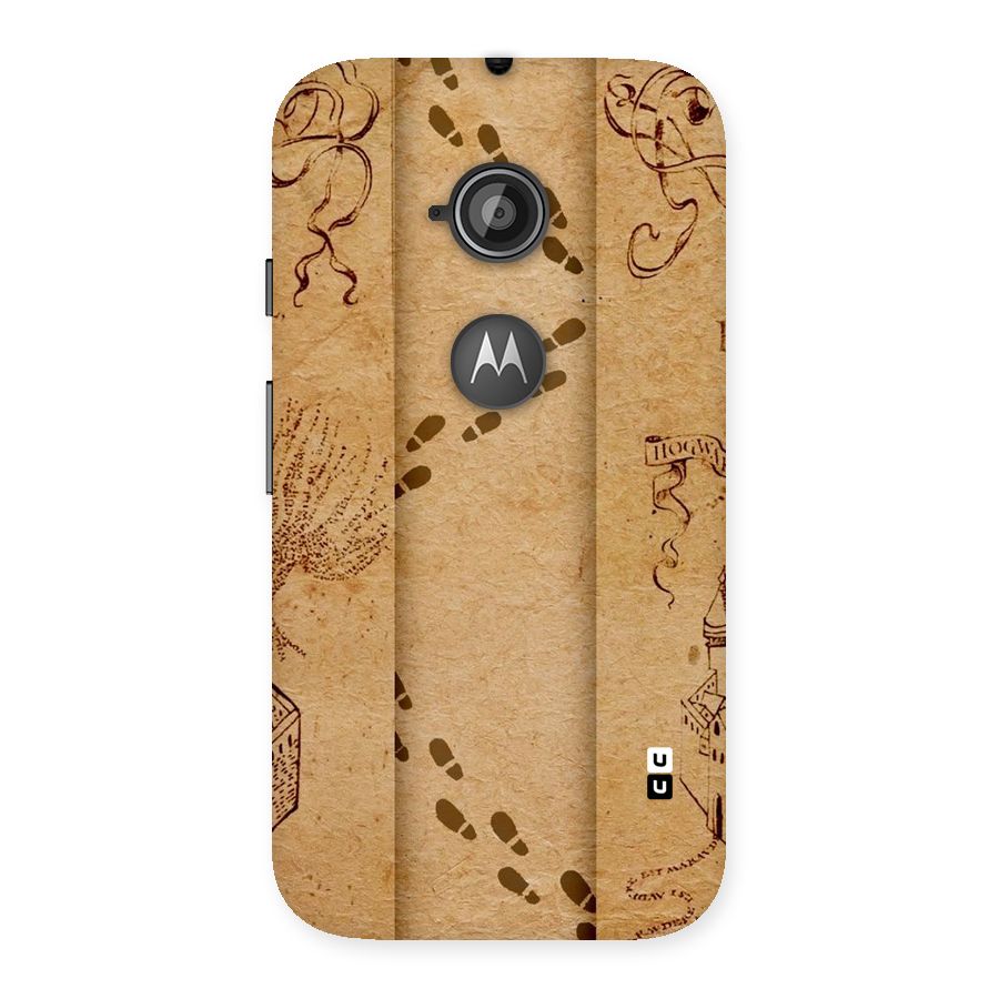 Footsteps Back Case for Moto E 2nd Gen
