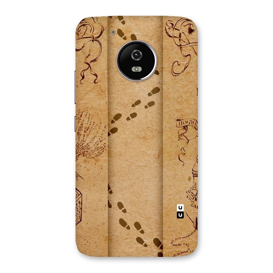 Footsteps Back Case for Moto G5