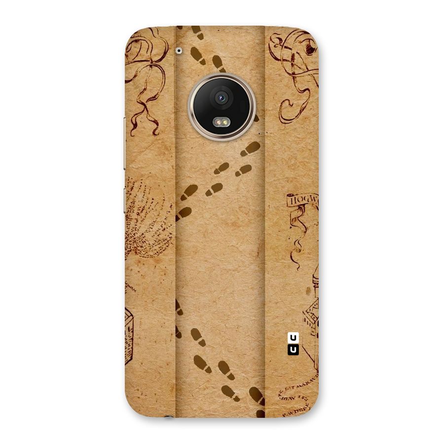 Footsteps Back Case for Moto G5 Plus