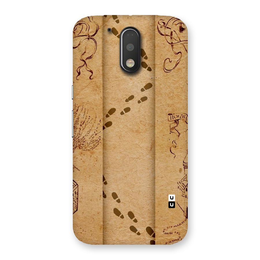 Footsteps Back Case for Motorola Moto G4 Plus