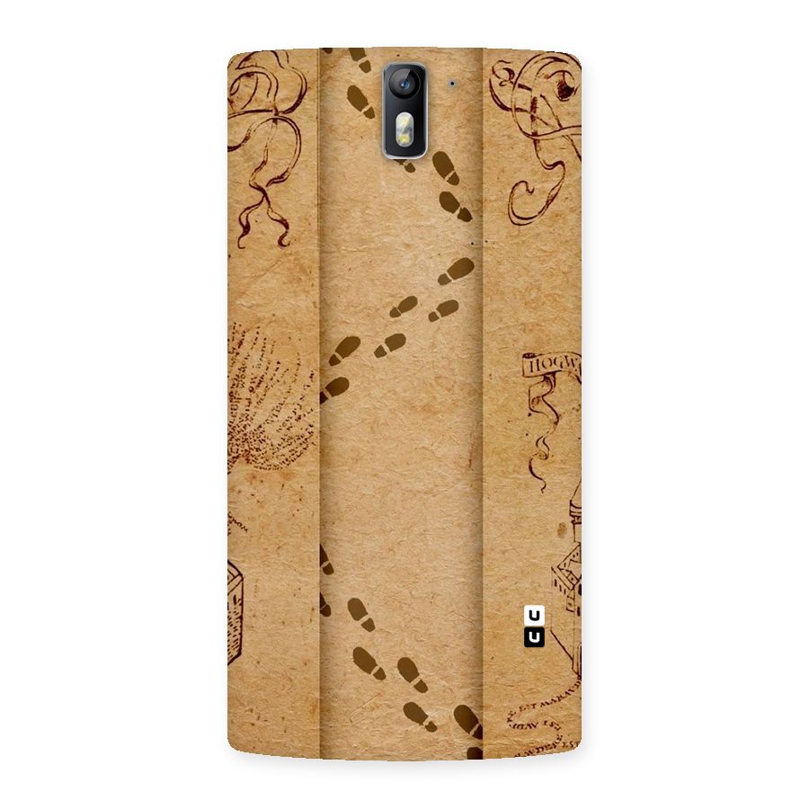 Footsteps Back Case for One Plus One