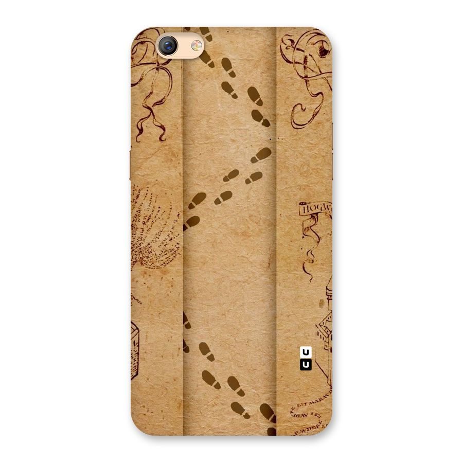 Footsteps Back Case for Oppo F3 Plus