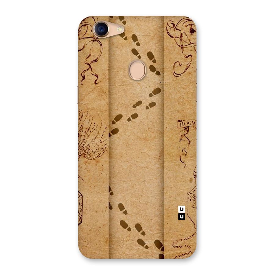 Footsteps Back Case for Oppo F5