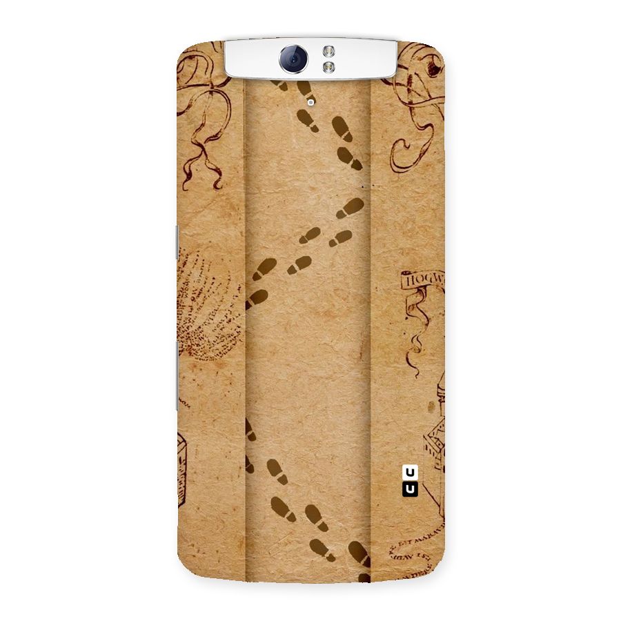 Footsteps Back Case for Oppo N1