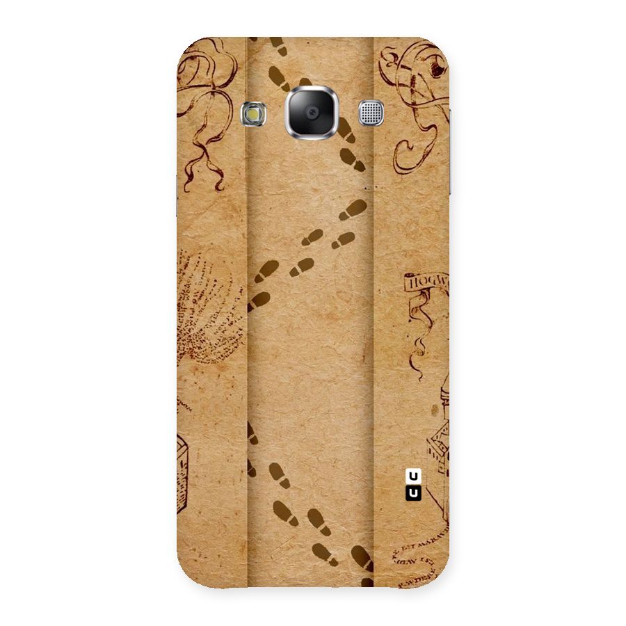Footsteps Back Case for Samsung Galaxy E5