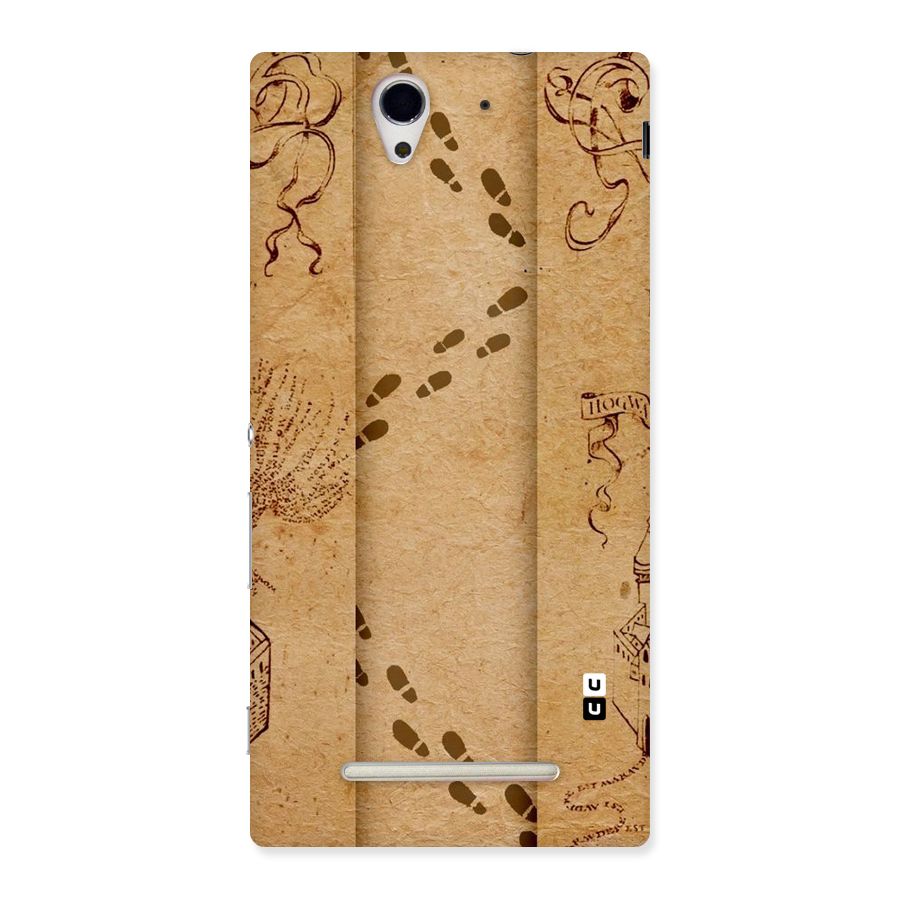 Footsteps Back Case for Sony Xperia C3