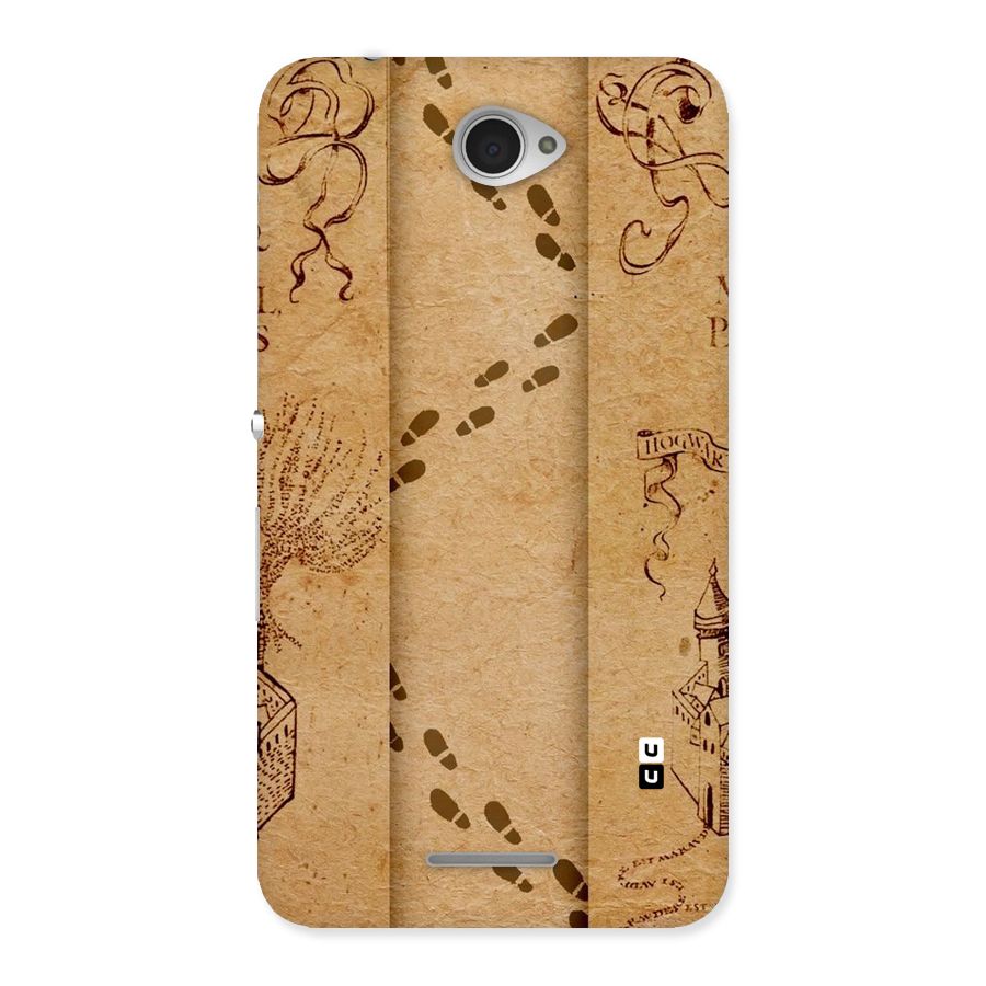 Footsteps Back Case for Sony Xperia E4