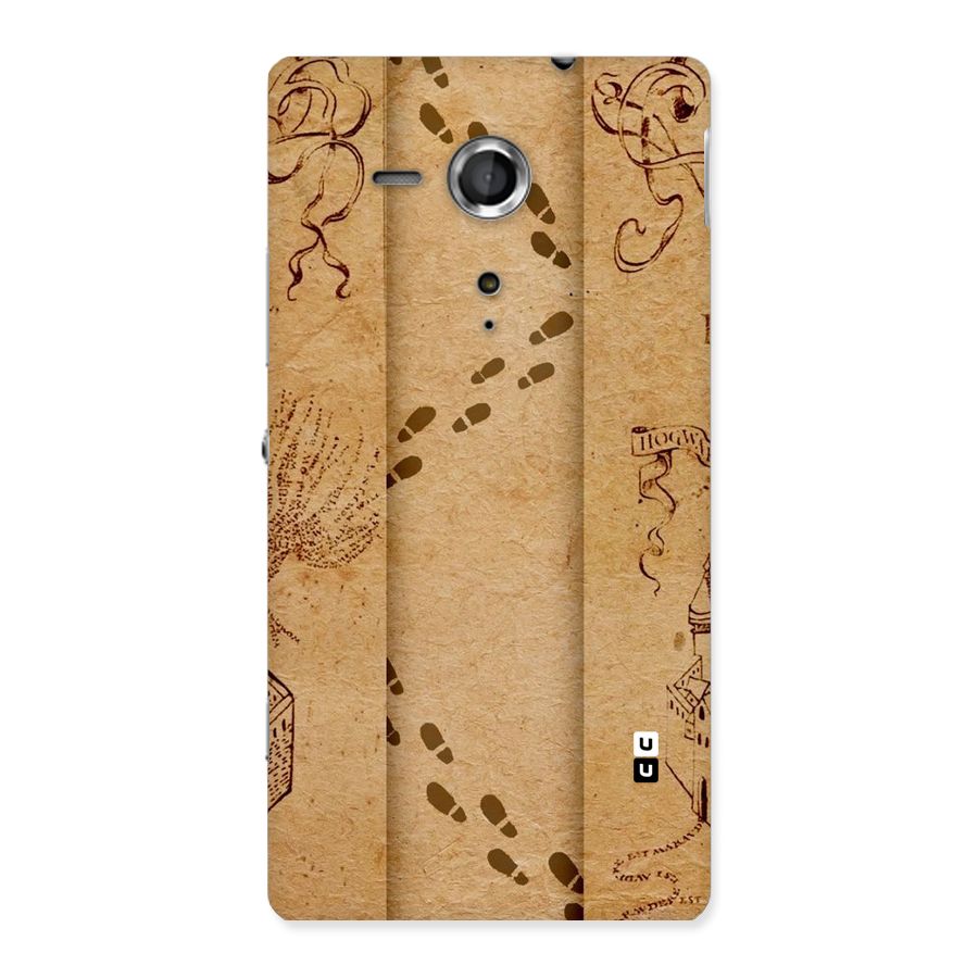 Footsteps Back Case for Sony Xperia SP