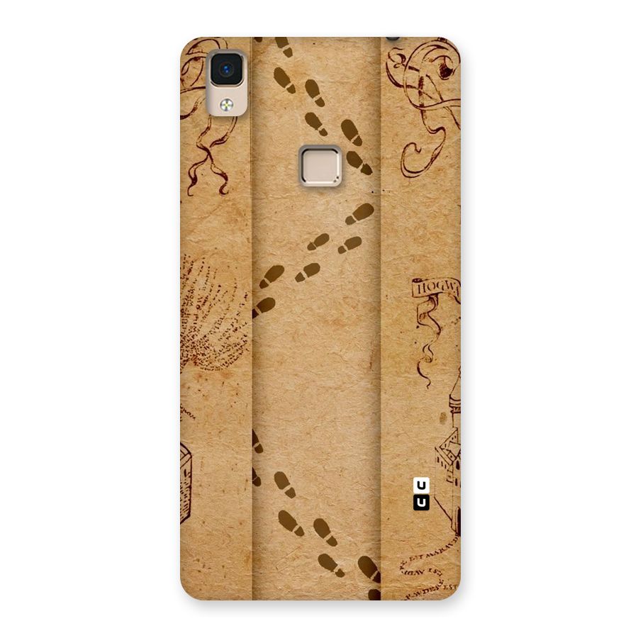 Footsteps Back Case for V3 Max
