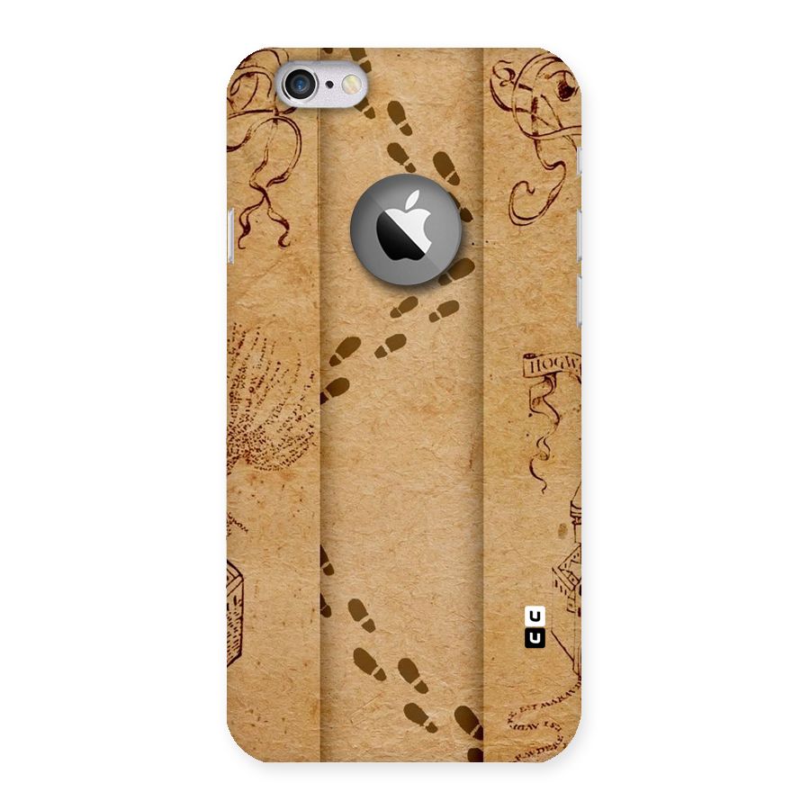 Footsteps Back Case for iPhone 6 Logo Cut