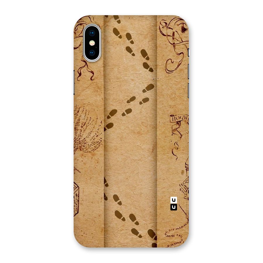 Footsteps Back Case for iPhone X